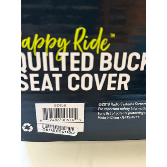 PetSafe Happy Ride Padded Quilted Bucket Seat Cover Cotton Twill Dog Car NEW - Picture 4 of 4